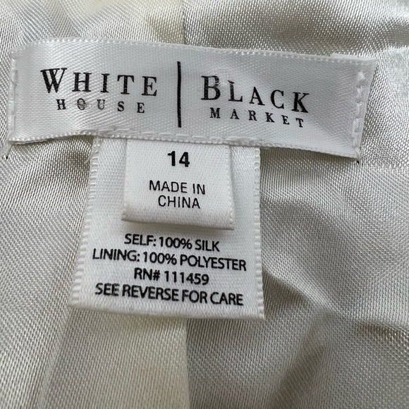 100%silk WHBM Beige Blazer - Preowned - Picture 2 of 11